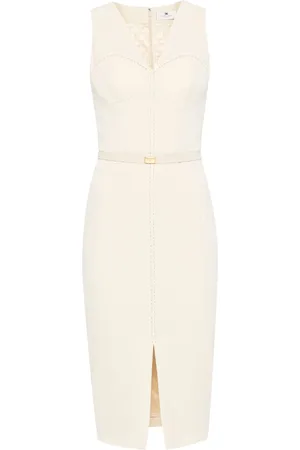 Elisabetta Franchi Crepe midi dress