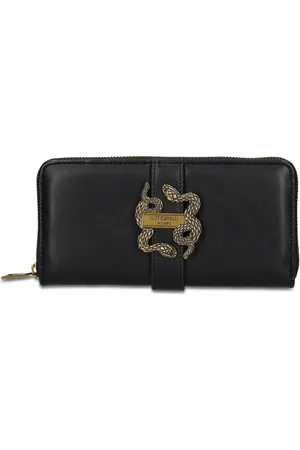 Roberto Cavalli Snake-plaque wallet