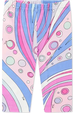 PUCCI Junior Fontane-print leggings
