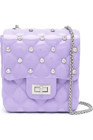 MONNALISA Crystal-embellished cross body bag