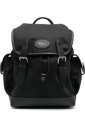 MULBERRY Logo-appliqu?? buckle-fastening backpack