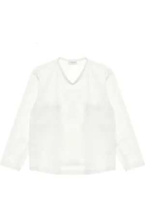 LEMAIRE V-neck cotton T-shirt
