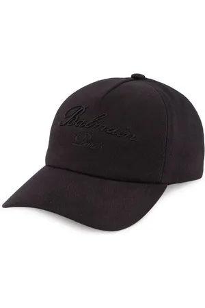 Balmain Signature embroidered cap
