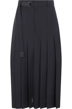 SACAI Pleated midi skirt
