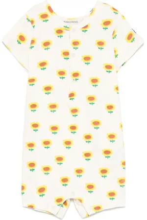 Bobo Choses Sunflower-print shorties