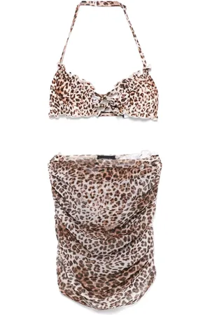 MONNALISA Leopard-print bikini set