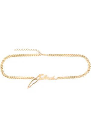 Balmain Logo-plaque chain belt