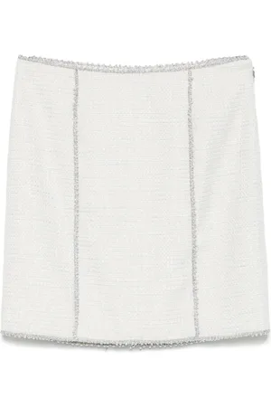 ROTATE Bouclé mini skirt
