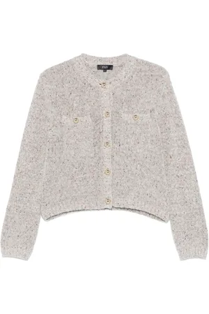 FAY Speckle-knit cardigan