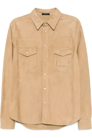 Tom Ford Leather shirt jacket