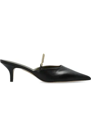 Maria Luca 65mm leather mules