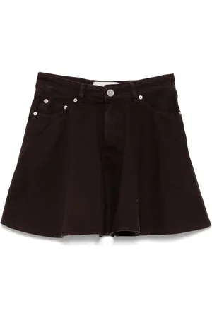 Ami Flared mini skirt