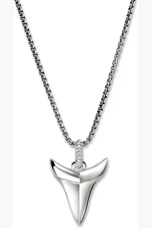 John Hardy Shark Tooth Talisman diamond necklace