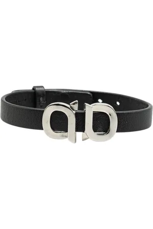 Salvatore Ferragamo 2000-2024 Gancini Leather Bracelet costume bracelet