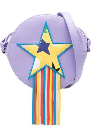 Stella McCartney Star-graphic fringe cross body bag