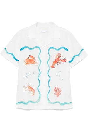 Maison Labiche Lobster-print shirt