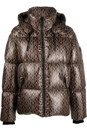 Mackage Kent monogram-print padded coat