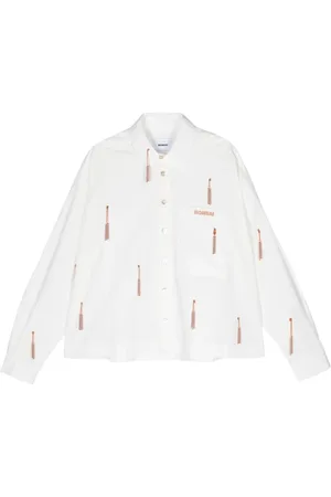 BONSAI Tassel-detail cotton shirt