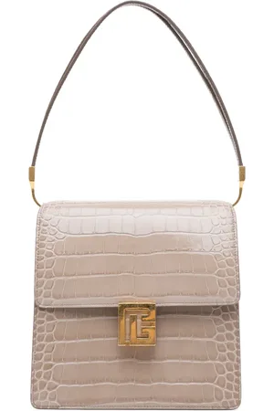 Balmain 2010-2024 Embossed Leather Ely shoulder bag