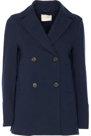 Circolo Stretch-cotton double-breasted coat