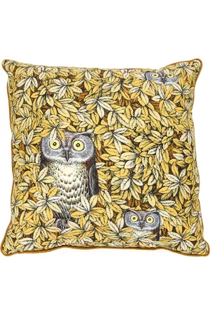 FORNASETTI Civette silk cushion