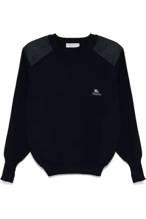 Burberry 1990-2000s logo-embroidered jumper