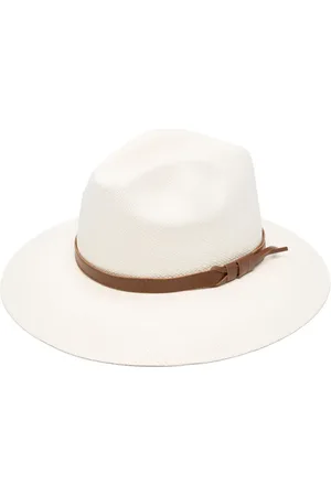 Kiton Straw fedora hat
