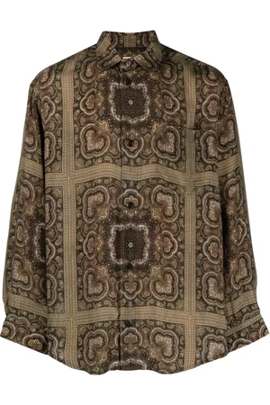 Nanushka Sebas paisley-printed shirt