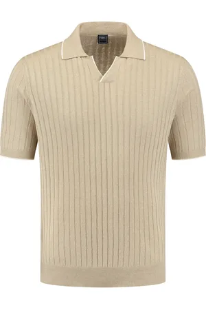 FEDELI Ribbed polo shirt