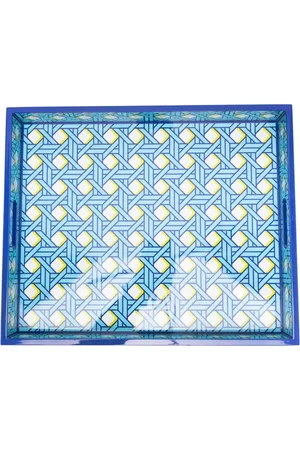 Jonathan Adler Basketweave tray