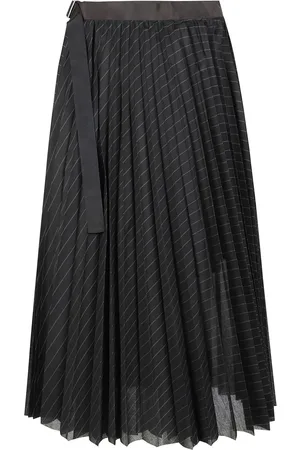 SACAI Striped skirt