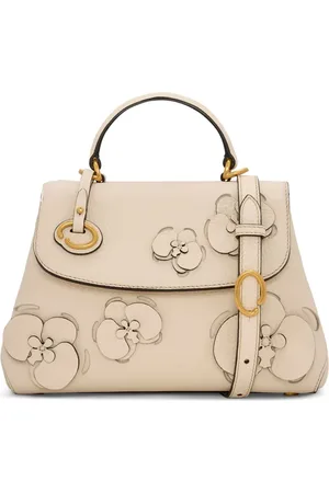 Oscar de la Renta The Laser-Cut Orchid Mini Poppy tote bag