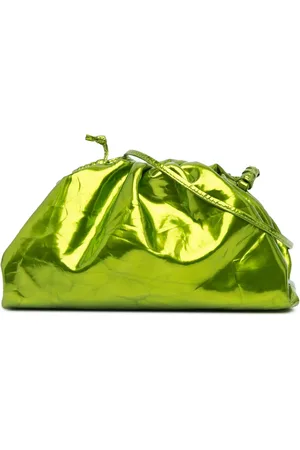 Bottega Veneta 2012-2024 Metallic Crushed Calfskin The Mini Pouch crossbody bag
