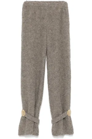 GIUSEPPE DI MORABITO Seashell-detail trousers