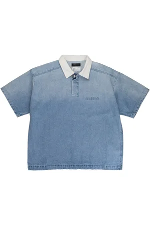 Purple Brand Logo-embossed " " polo shirt