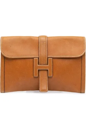 Hermès 1978 Courchevel Jige Elan 29 clutch bag