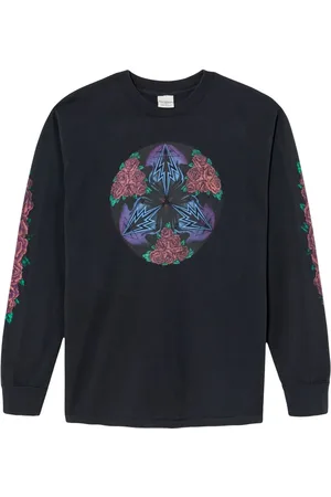 RE/DONE Cosmic rose-print sweatshirt