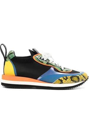 Moschino Snakeskin-effect low-top sneakers