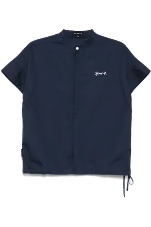 AGNÈS B. Logo-embroidered shirt