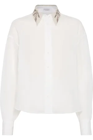 Brunello Cucinelli Flora embroidered shirt