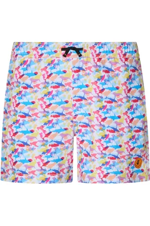 save the duck Getu shark-print swim shorts