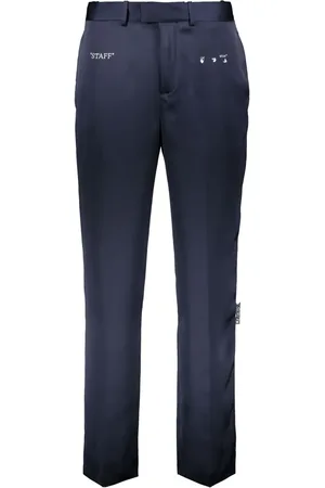 OFF-WHITE Satin trousers