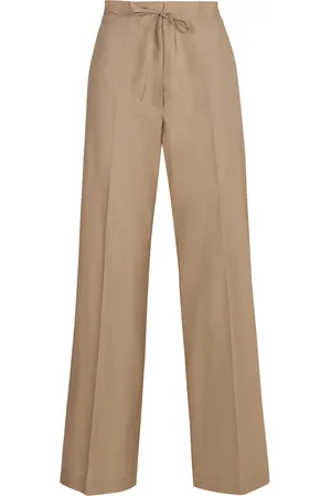 P.A.R.O.S.H. Pleat detailing cotton trousers