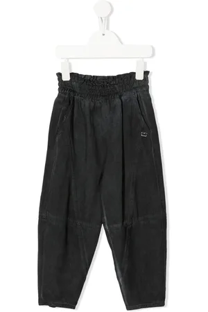 MONNALISA Elasticated-waist tapered trousers
