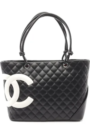 CHANEL 2004-2005 large Cambon line tote bag