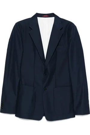 Gucci Logo-embossed twill blazer
