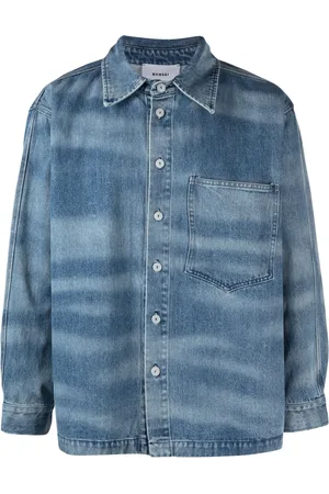 BONSAI Salty tie-dye denim shirt
