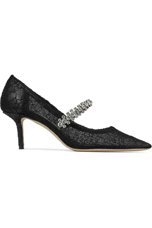 Jimmy Choo Bing 65mm lace-embellished pumps