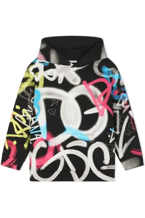 Dolce & Gabbana Graffiti-print cotton hoodie