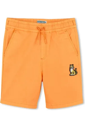 Kenzo Embroidered cotton shorts